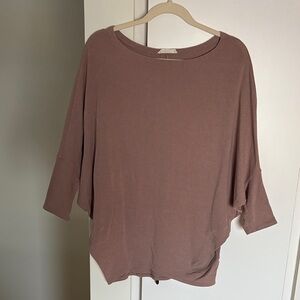 Jolie Mauve Oversized Sweater Top